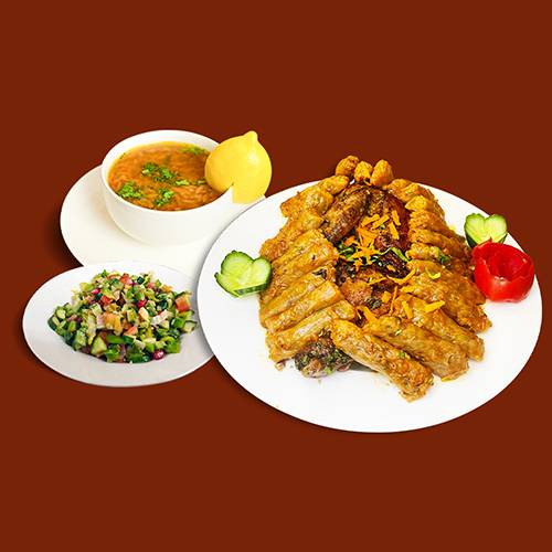 محشي مع دجاج