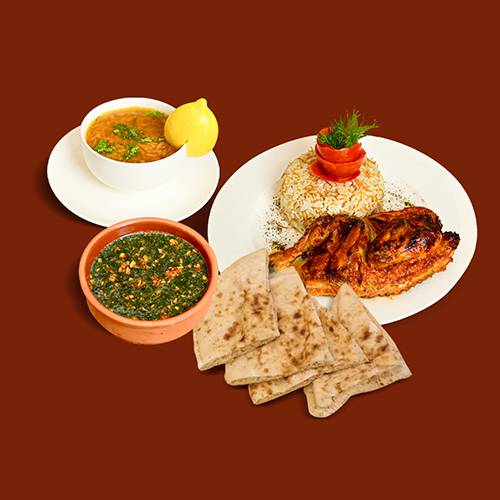 وجبة دجاج بالفرن