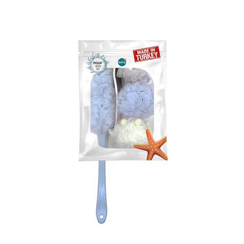 بالمي طقم ليف حمام 5في1 ازرق 6395