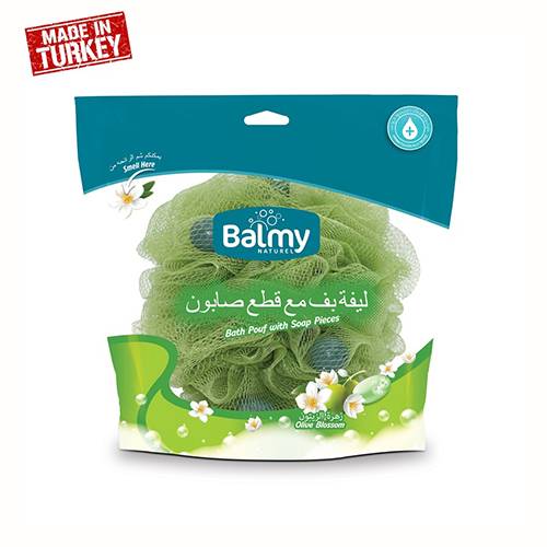 بالمي ليفة بف مع قطع صابون برائحة زهرة الزيتون 5329