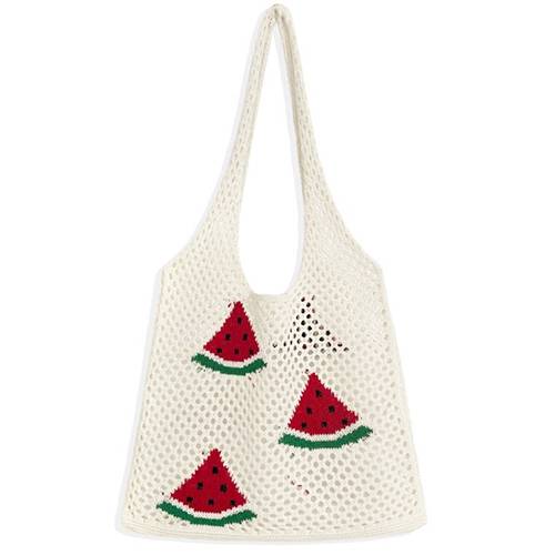 حقيبة منسوجة جديدة محبوكة كبيرة السعة