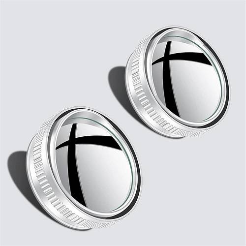 مراة دائرية للرؤية الخلفية لكشف النقطة العمياء 2حبة