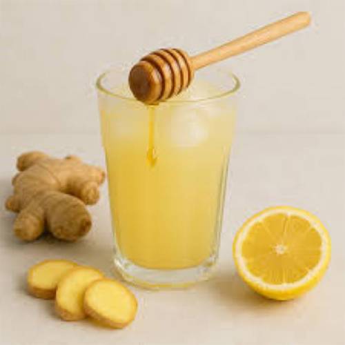 زنجبيل عسل وليمون