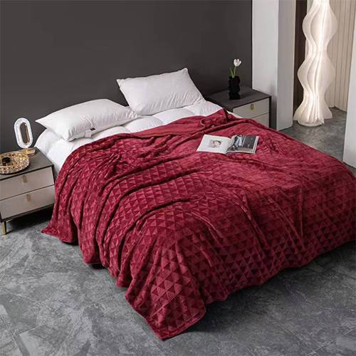 اكتيف بطانية مريحة وفاخرة 200X230سم احمر موديل رقم.K2200