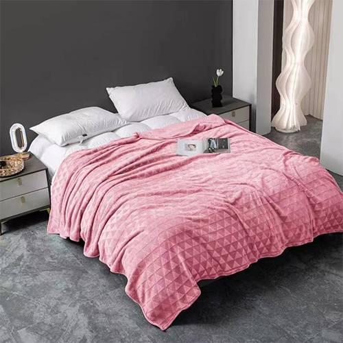 اكتيف بطانية مريحة وفاخرة 200X230سم وردي موديل رقم.K2200