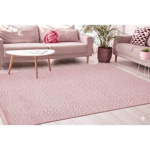 سجادة 140×200 وردي موديل رقم.K2237