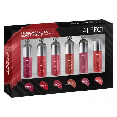 افكت احمر شفاه سائل صغير 6قطع.105427