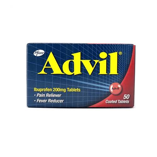 ادفيل 200 مجم اقراص لتخفيف الالم وخفض الحرارة 50قرص.G00154