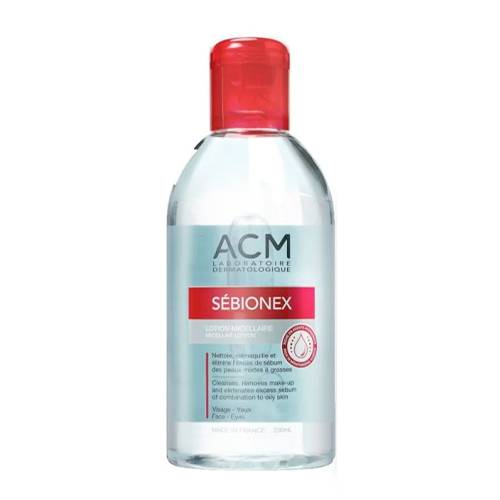 ايه سى ام سيبيونيكس لوشن ميسلار للوجه والعين لازالة المكياج والشوائب والافرازات الدهنية 250مل.G02702