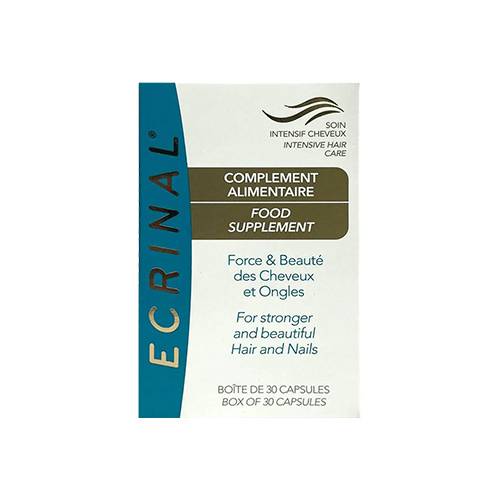 اكرينال مكمل غذائي لتقوية الشعر والاظافر 30كبسولة
