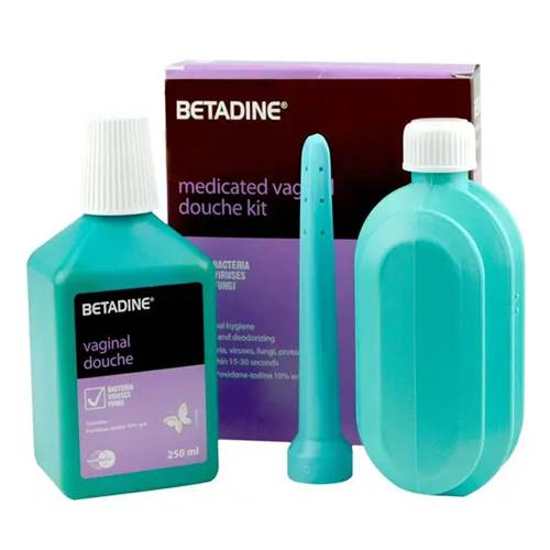 بيتادين مجموعة دوش مهبلي للعناية المهبلية 250مل.G03564