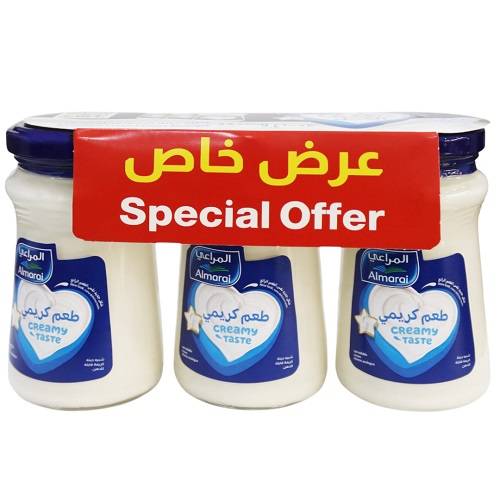 المراعي جبنة كريم قابلة للدهن 200جم 3حبة