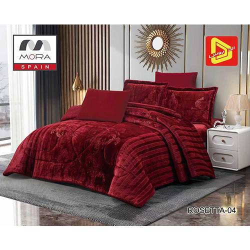  مورا روزيتا رقم.04 لحاف شتوي 4قطع نفر ونص 180x240 موديل رقم.J-1100