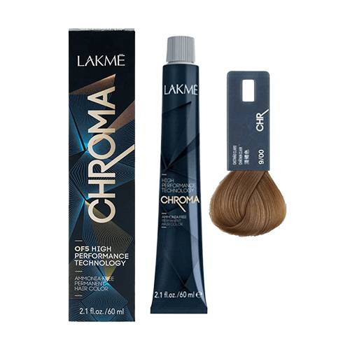 لاكمي كروما 9/00 صبغة لتغطية الشعر الابيض 60مل اشقر فاتح جدا