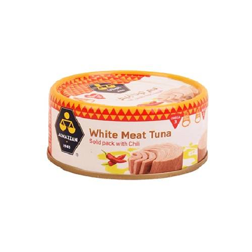 الوزان تونه لحم ابيض مع فلفل حار 160جم