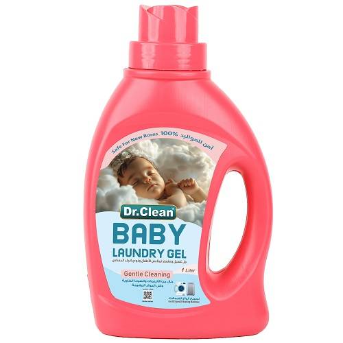 دكتور كلين جل غسيل ومنعم ملابس الاطفال وذوي الجلد الحساس 1لتر