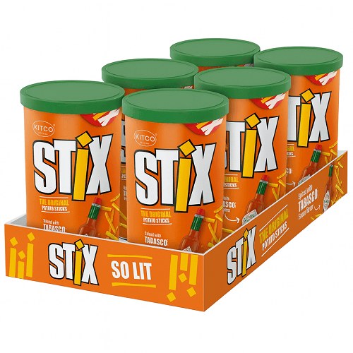 كتكو ستيكس عيدان البطاطا بالتابسكو 45جم 6حبة