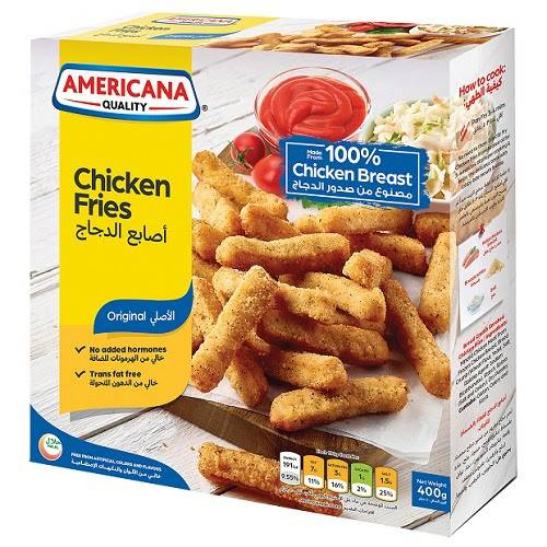 أمريكانا أصابع دجاج 400جم