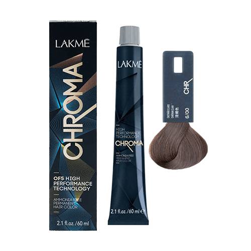 لاكمي كروما 6/00 اشقر غامق صبغة شعر دائمة احترافية 60مل