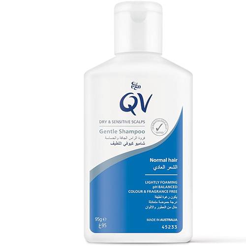 كيو في شامبو اللطيف لفروة الراس الجافة والحساسة 95جم