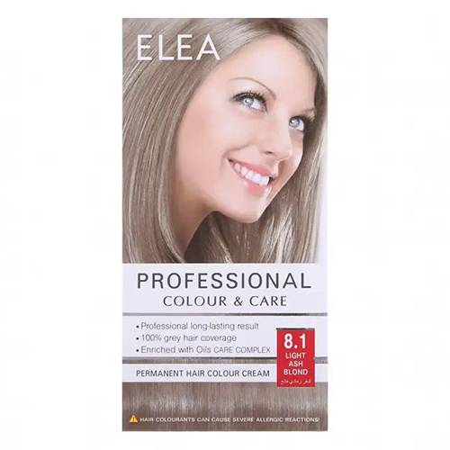 ايليا صبغة الشعر الدائم 8.1 اشقر رمادي فاتح