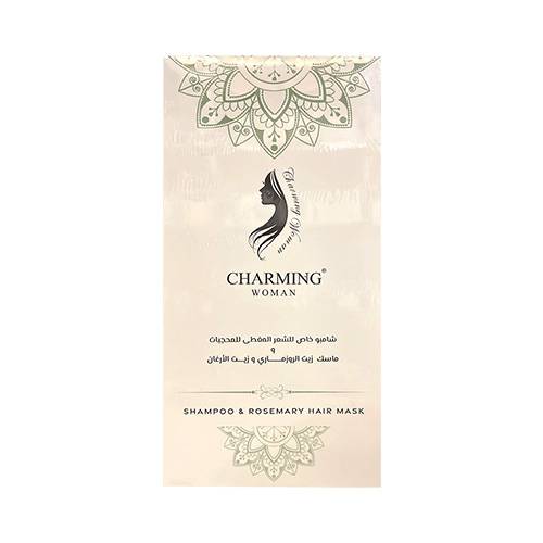 تشارمنج وومان قناع الشعر بزيت الارغان واكليل الجبل 250مل + شامبو 400مل