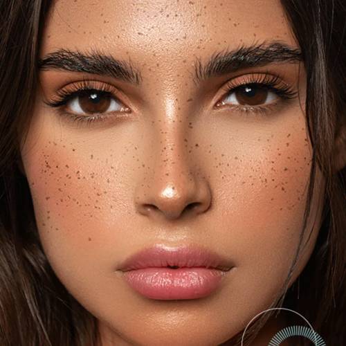 ديلونا عدسات لاصقة للاستخدام لمدة شهر واحد بني.115220