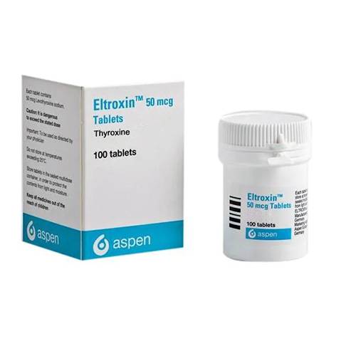 التروكسين 50مجم لعلاج خمول الغدة الدرقية 100قرص.100227