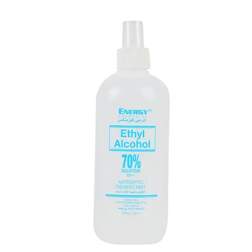 اينرجي ايثيلي كحول 70% بخاخ للتعقيم والتنظيف 500مل.G13729