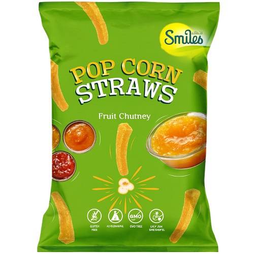 فيكو سمايلز اعواد الذرة المقرمشة بنكهة صلصة الفاكهة 30جم