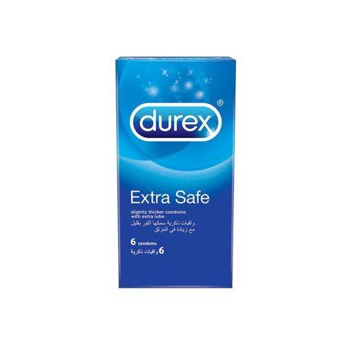 ديوركس اكسترا سيف الواقي الذكري الاسمك لحماية اضافية 6واقيات ذكرية.103315