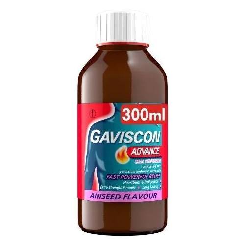 جافيسكون ادفانس لتخفيف الحموضة وسوء الهضم باليانسون 300مل.103251