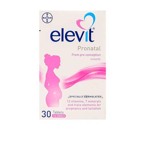 ايليفيت بروناتال مكمل غذائي لتحسين صحة الحامل 30قرص