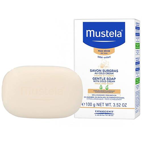 موستيلا صابون لطيف مع كريم بارد للوجه والجسم 100جم