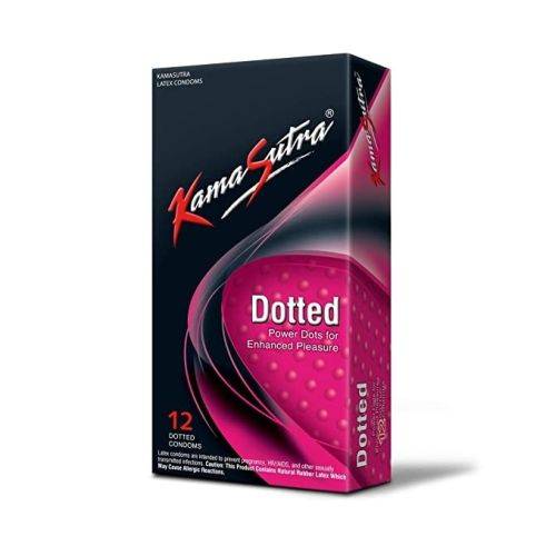 كاما سوترا واقيات ذكرية منقطة 12قطعة.109525
