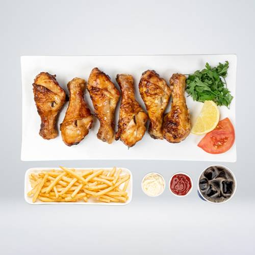 وجبة افخاذ مشويه