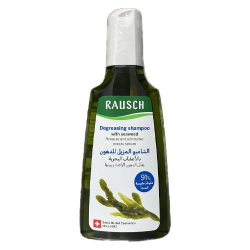 راوش شامبو مزيل للدهون مناسب للشعر الدهني وفروة الراس بالاعشاب البحرية 200مل