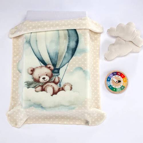 مورا جولد بطانية اطفال 110x140سم بيج موديل رقم.J-1068