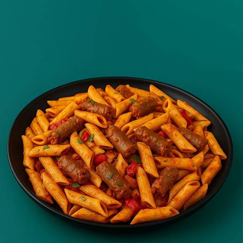 ماعون مكرونة سجق