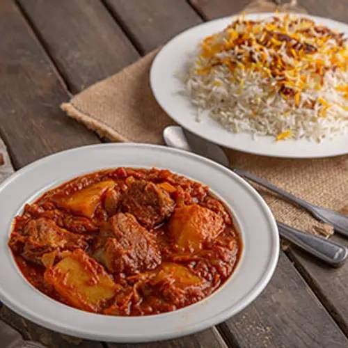 حمسة بطاطا ولحم