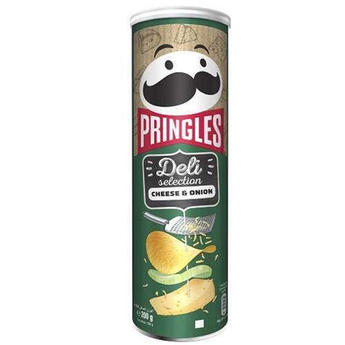 برنجلز ديلي رقائق شيبس بالجبنة والبصل 200جم