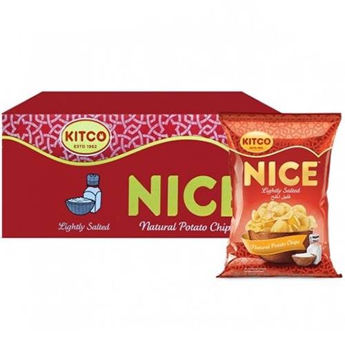 كتكو نايس رقائق شيبس قليل الملح 22جم 20حبة