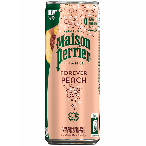 ميزون بيريه مياة فوارة بنكهة الخوخ 250مل