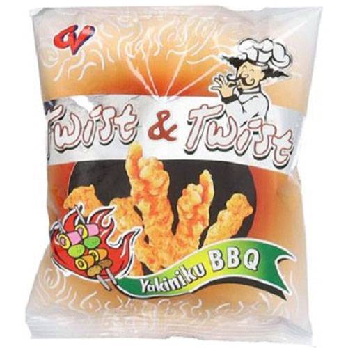 تويست اند تويست مقرمشات الذرة بنكهة الباربيكيو 16جم