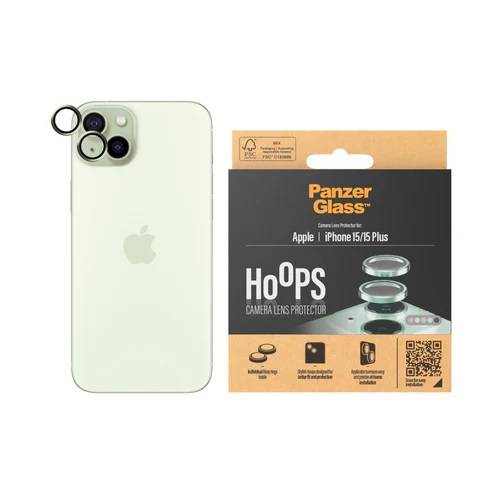 بانزر جلاس حلقات واقي عدسة الكاميرا لايفون 15و ايفون 15 بلس اخضر رقم.1191