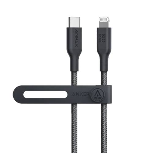 انكر 542 كابل Type C الى لايتنينج بيو نايلون 1.8م اسود موديل رقم.A80B5H11