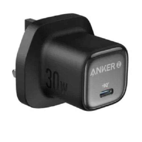 انكر زولو شاحن صغير الحجم بقوة 30واط اسود