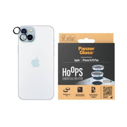 بانزر جلاس حلقات واقي عدسة الكاميرا لايفون 15 و ايفون 15 بلس ازرق رقم.1190