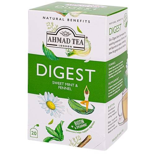 احمد تي شاي الهضم بالنعناع الحلو والشمر 1.5جم 20كيس