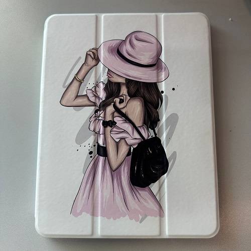 وي وي حافظة ذكية للايباد 10.2 و10.5 لفلي جيرل بينك دريس اند هات رقم.242222